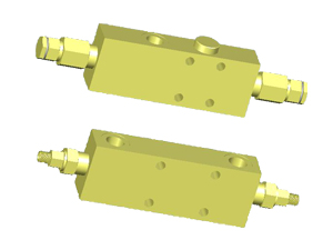 Double counterbalance valves with flangeable body Factory ,productor ,Manufacturer ,Supplier